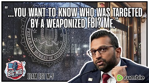 Kash Patel Going Scorched Earth