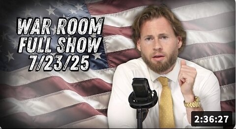 7 23 25 OWEN SHROYER War Room Rosenberg Denies DOJ Request To Unseal Epstein Files