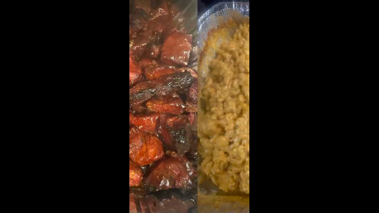 Smoked boneless beef ribs and macaroni on the pit boss. #familytime pitboss