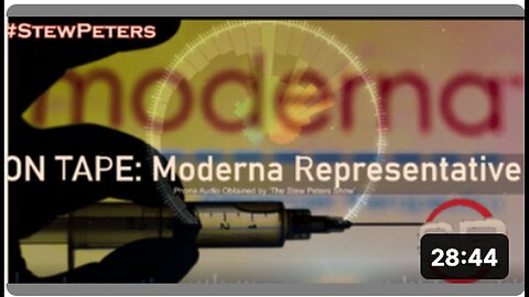 "Modern Representative's Shocking Admission About Vaccination Captured on Tape"