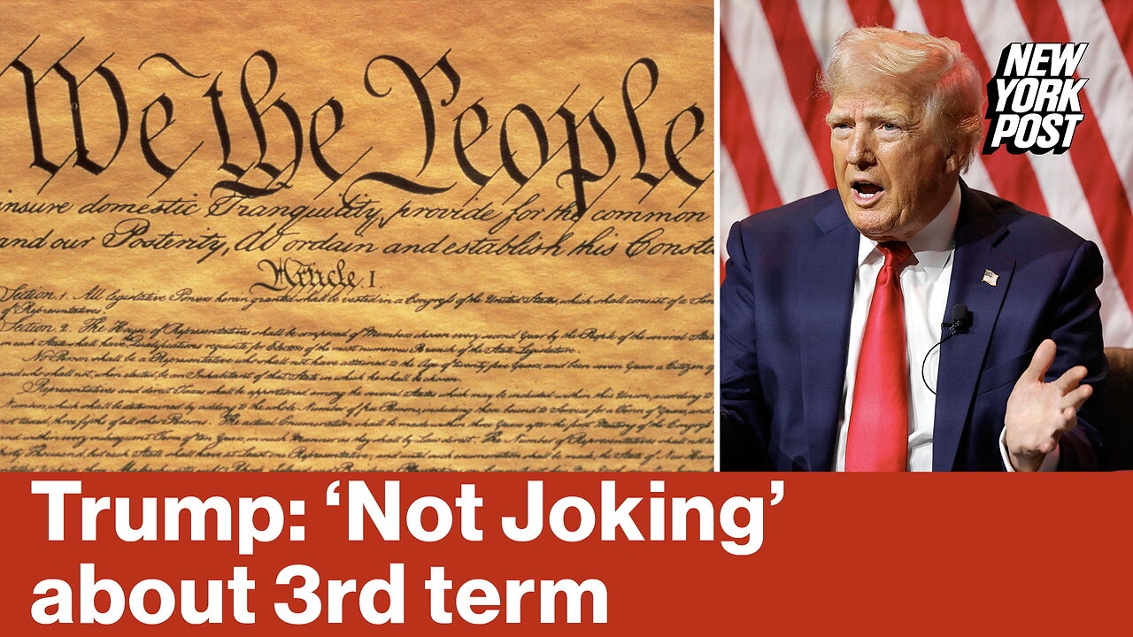 Trump: 'Not joking' about 3rd term | Reporter Replay