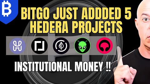 BitGo Adds 5 Hedera Tokens! Why This Could Be Massive for $HBAR $PACK $JAM $KARATE $DOVU $SAUCE