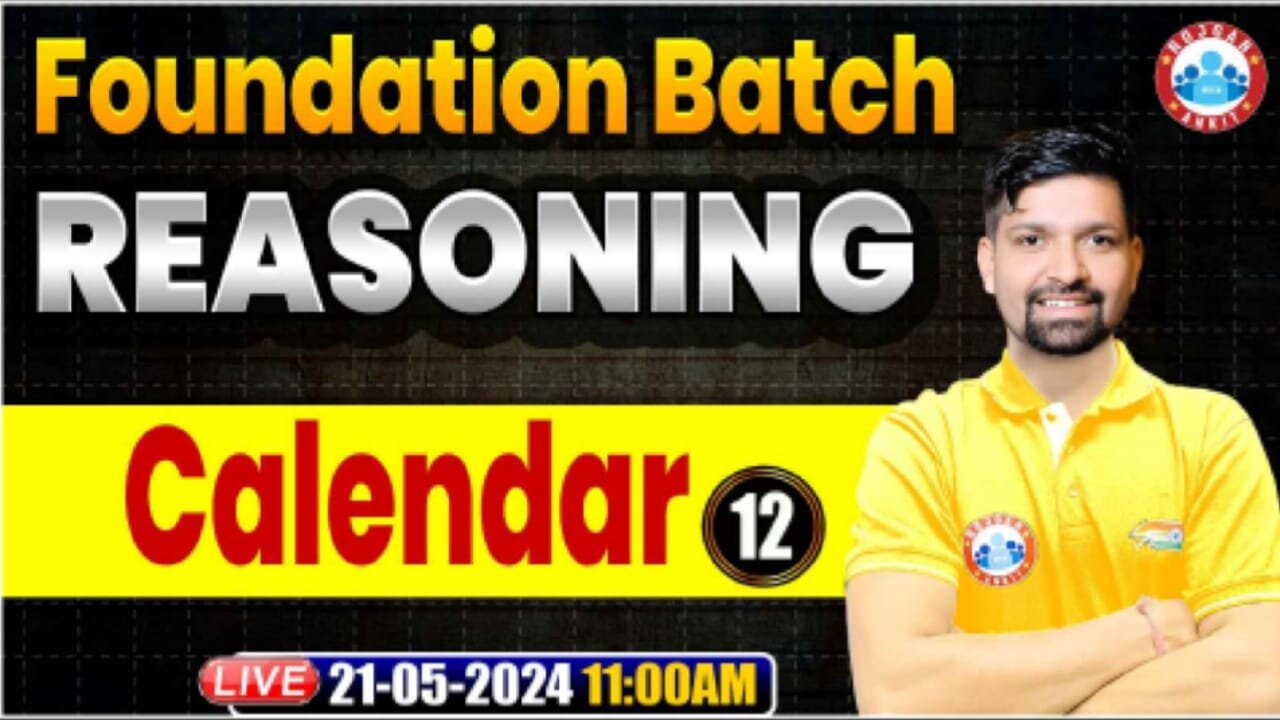 REASONING CLASS, CALENDAR #12