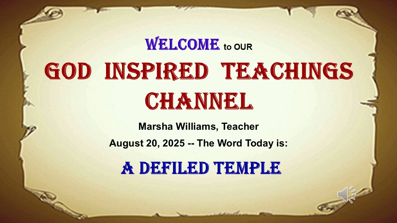 A Defiled Temple
