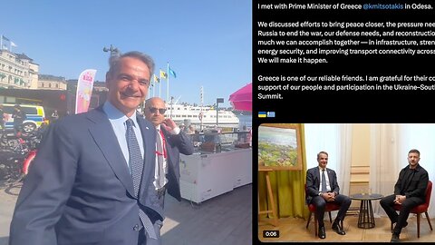 Greek PM Kyriakos Mitsotakis Attends Bilderberg 2025 After Trip To Ukraine