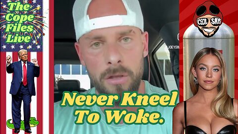 Never Kneel To Woke. Joey Swoll Crashes Out While American Eagle Soars.