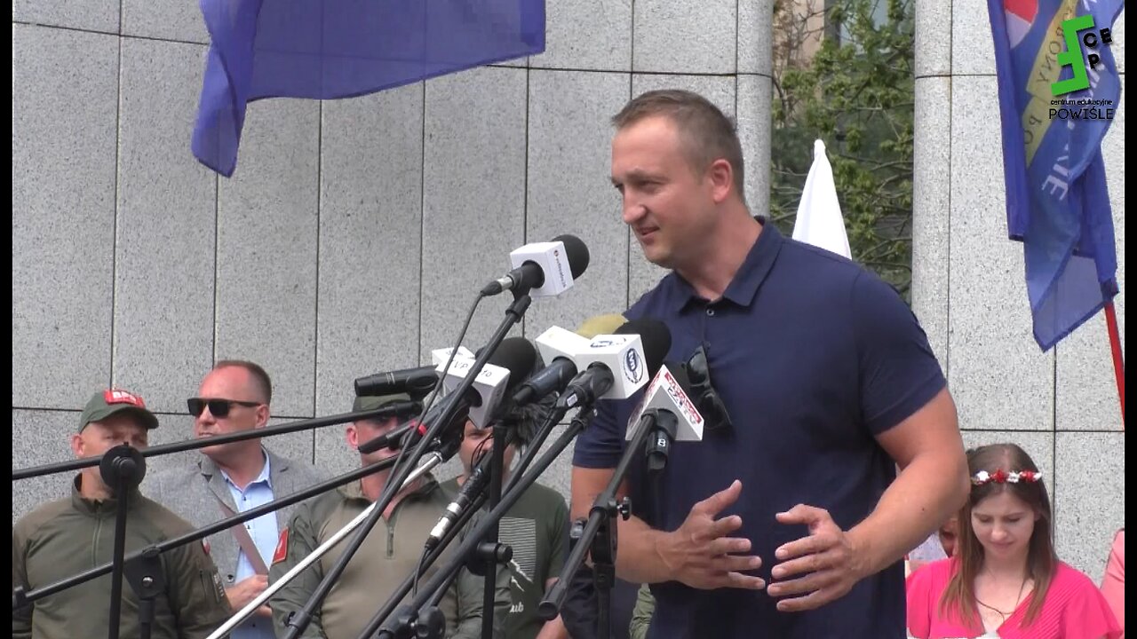 Rafał FORYŚ: Pikieta Stop Oszczerstwom wobec Polski 23.07.2025