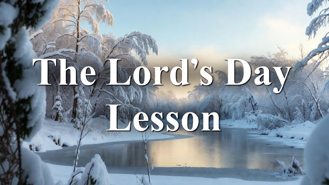 The Lord's Day Lesson: It's about Pointing People to Jesus