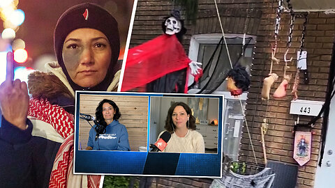 'F**k you white people': Palestinian refugee melts down over Halloween decorations in Montreal