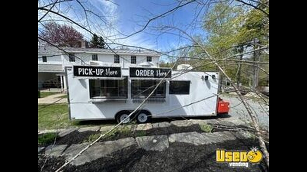 Well Equipped - 2023 8.5' x 24' Catering Trailer with Bathroom for Sale in Vermont!
