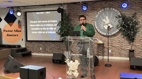 🔥 Tema: «Jesús es Luz y Vida eterna» 🔥Pastor Allan Jiménez🔥