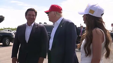 President Trump and Governor DeSantis Talk to Press After Alligator Alcatraz Visit