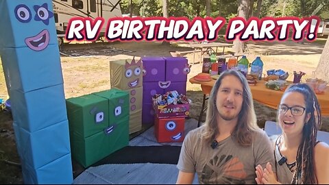 RV Birthday Party for Irish TWINS! RV Life | Full-Time RV Family