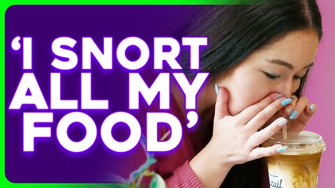 Woman Loses New Boyfriend After Admitting She SNORTS Her Food