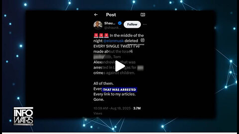 X Confirms That The Removed Accurate Post - The Alleged Predator Headed Up