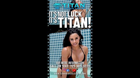 It’s not luck, it's TITAN MEDICAL!