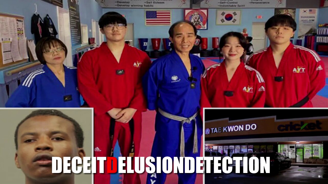 Texas Korean family of taekwondo black belts save woman from being raped, pin down black suspect