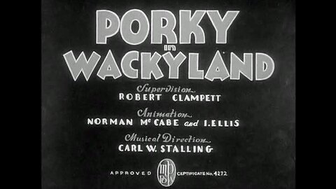 Looney Tunes - Porky in Wackyland (1938, animated short)