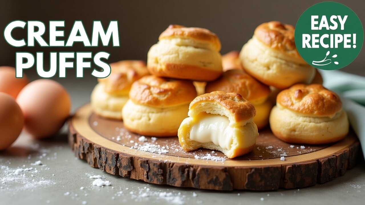 Cream Puffs with Simple Ingredients | Easy & Delicious Dessert