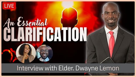 🔴 Elder Dwayne Lemon Addresses Controversies, Gives Clarification, A Godly Path Forward.