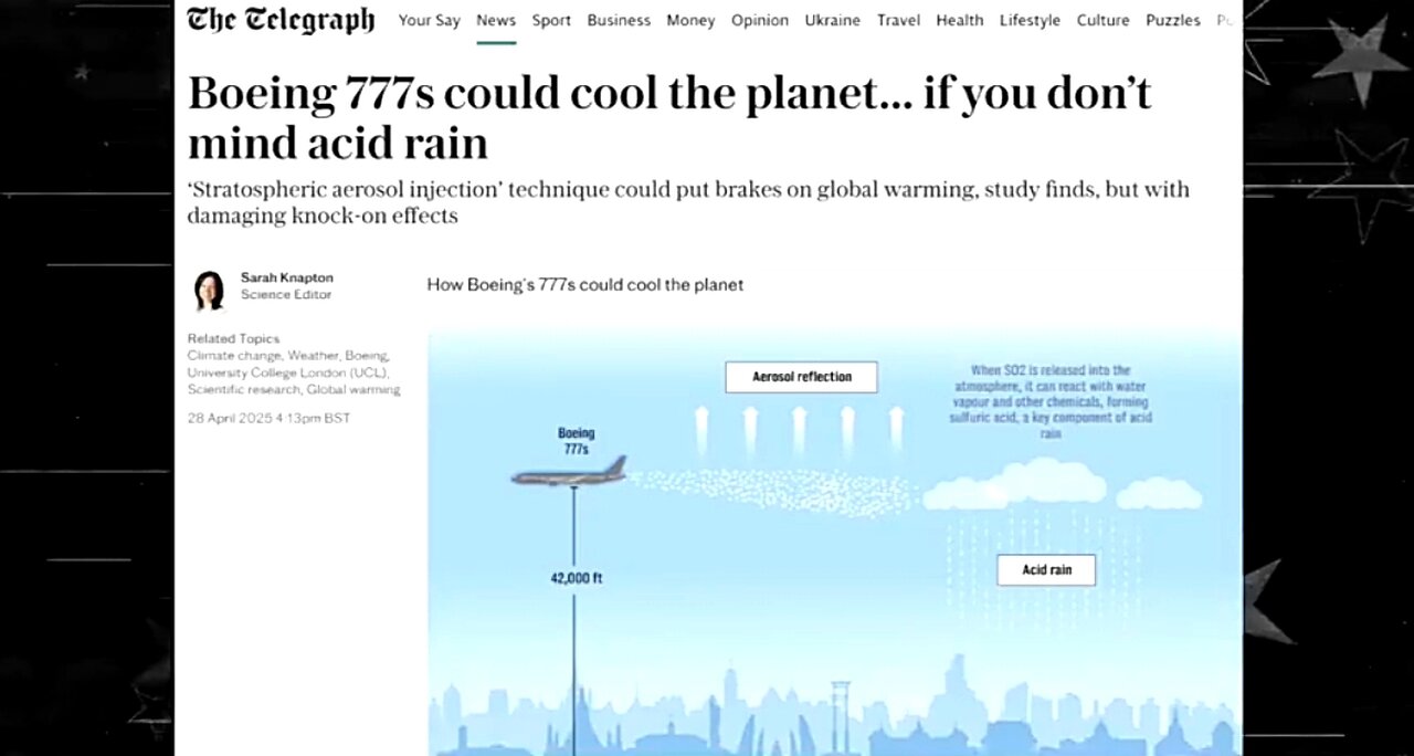 "THE US GOVERNMENT IS CONTROLLING THE WEATHER!" AMERICANS BETTER WAKE UP! ✈️