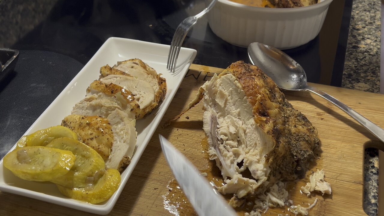 Chicken Breast Cut Like It’s A Turkey