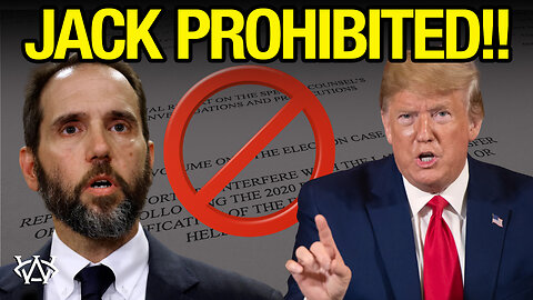 Jack Smith PROHIBITED from Releasing Volume II, DOJ Says!