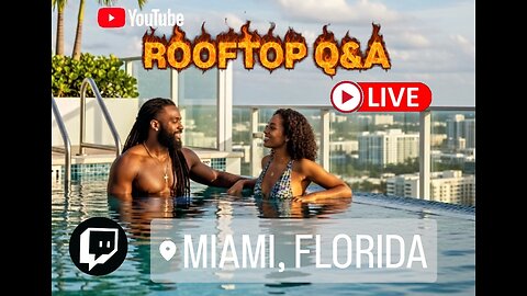 Raw Miami lifestyle with Taylor Marine, A Veteran and Livestream Host on Twitch. / Rumble.