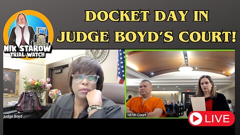 Judge Boyd's Court (March 24 - 2025). Zoom meeting / Docket day!