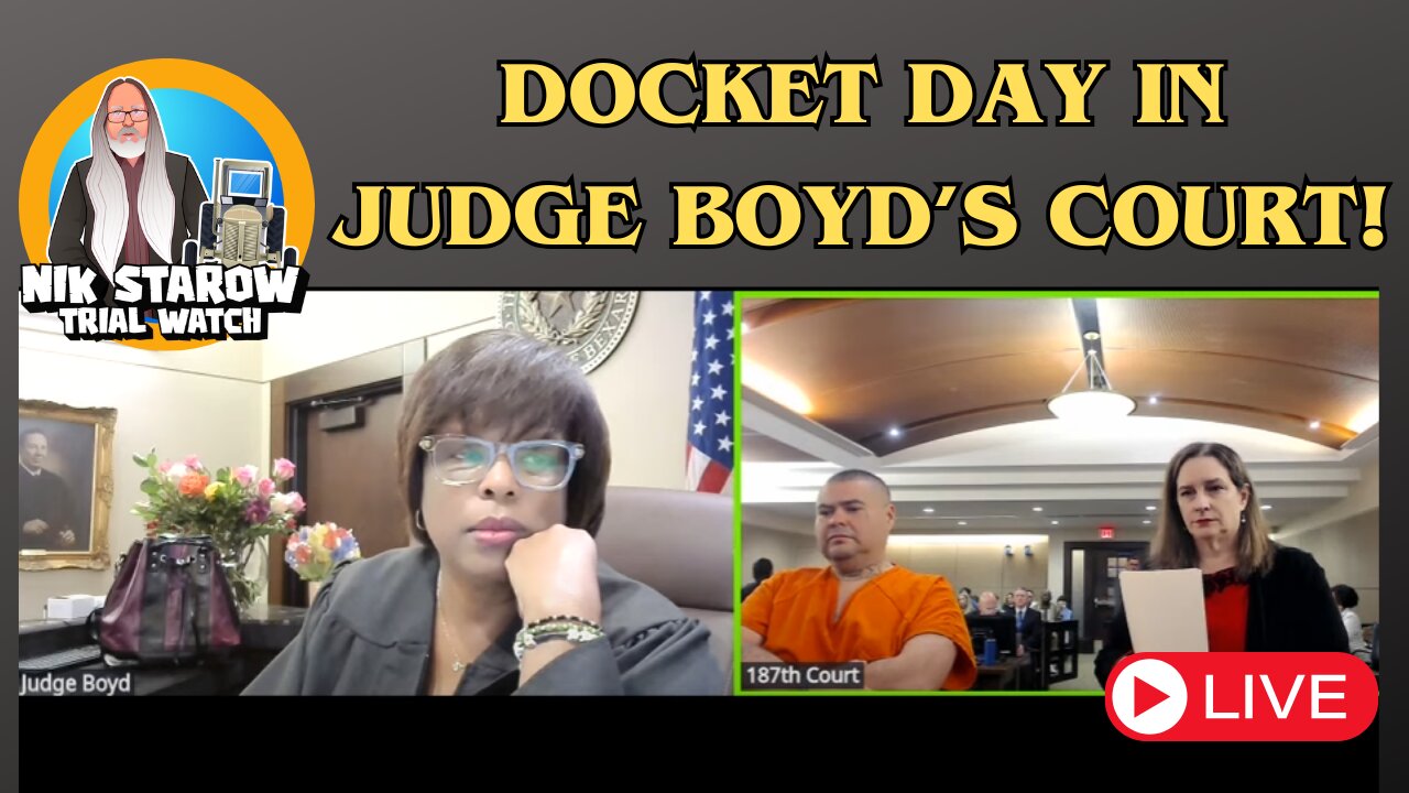 Judge Boyd's Court (March 24 - 2025). Zoom meeting / Docket day!