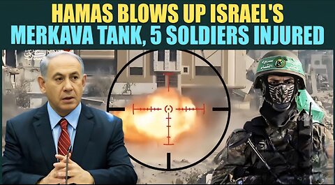 Al-Qassam HITS Israeli Merkava Tank During IDF Gaza Offensive | 5 Israeli Troops Targeted in Ambush