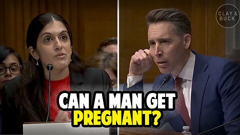 Hawley DESTROYS Woke Doc: "Can Men Get Pregnant?" – She REFUSES to Answer!