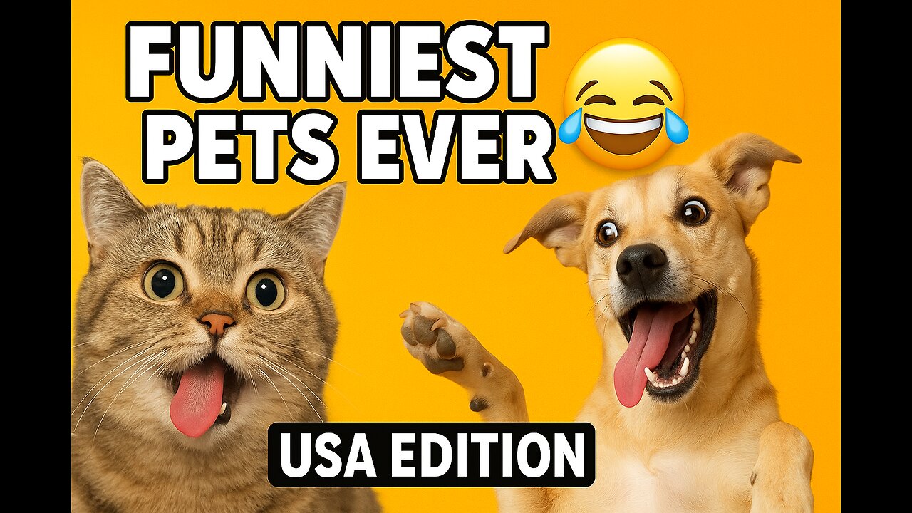 Hilarious Cats & Dogs Compilation 🐱🐶 | Funny Pet Moments USA Edition