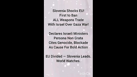 Slovenia Shocks EU!