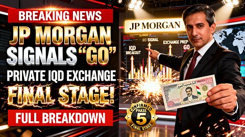 JP Morgan Signals “GO” — Private IQD Exchange Prep Hits Final Stage! 🏦💰 💥 Iraqi Dinar News 2025