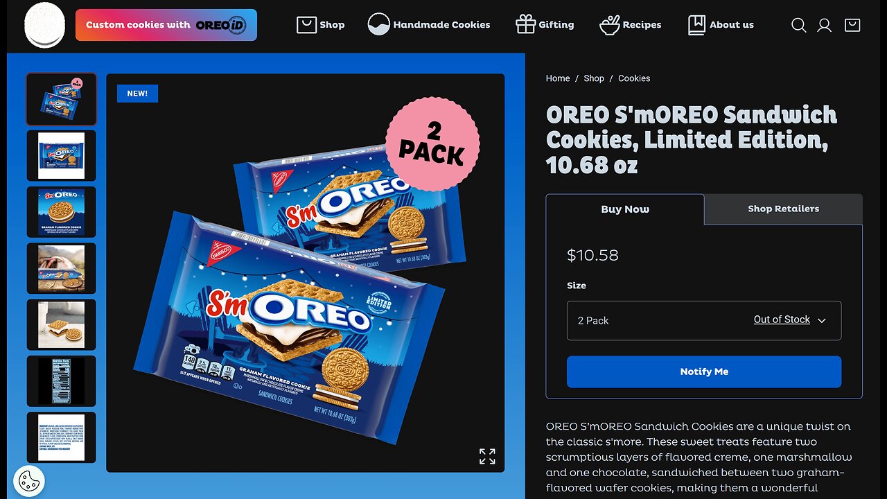 S'mOreo (Oreo) Limited Edition - Dessert Review