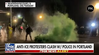 WATCH: Protesters and police clash in Portland
