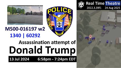 Real Time: Trump Assassination Attempt (Jul 13) | M500-016197 wired2 (6:58 pm - 7:24 pm EDT)