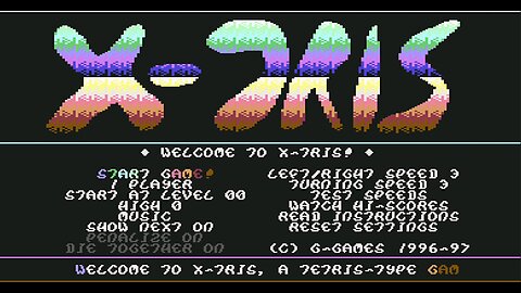 X-Tris on the C64