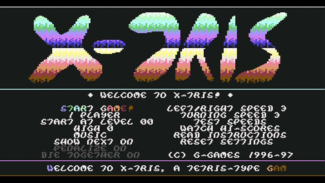 X-Tris on the C64
