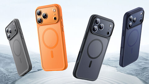 iPhone 17 Series Case, Magsafe Compatible, Camera Protection, Magnetic Ring, Matte Design