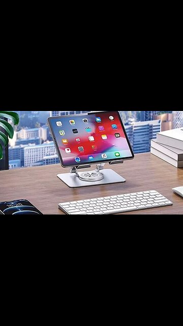 Multifunctional Foldable Adjustable Anti Slip Tablet Phone Holder Stand 360° Degree Rotating