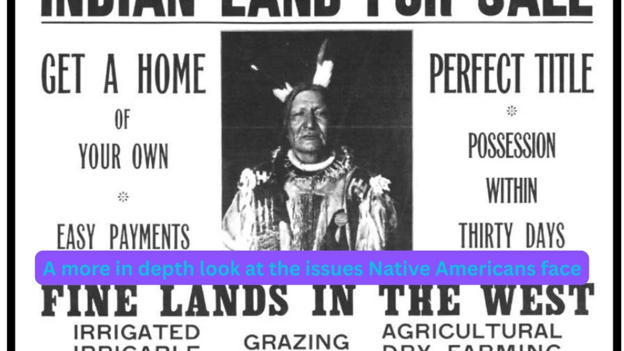 Looking at Native American issues from the comments from a listener