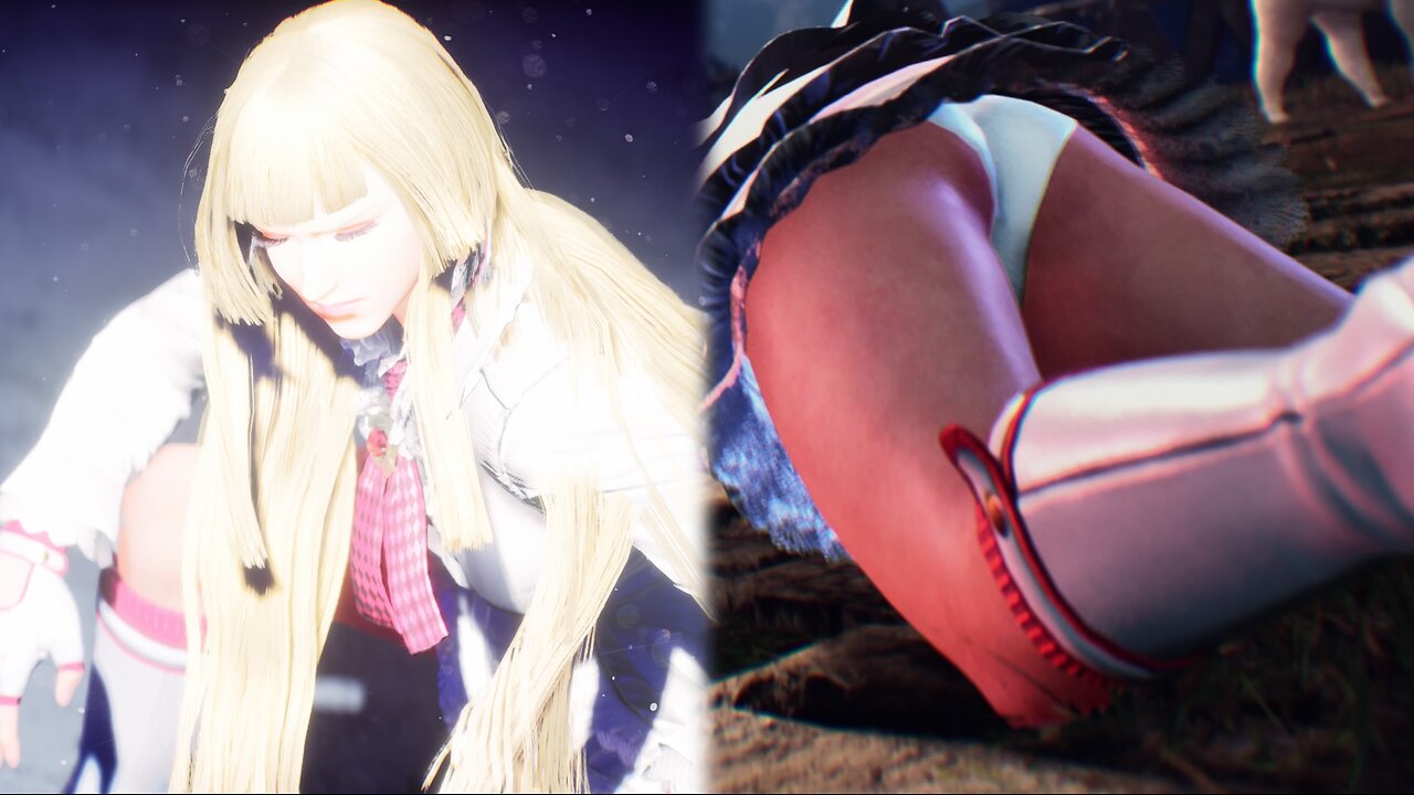 TEKKEN8 Kick Lili(Emilie De Rochefort) in the groin ryona