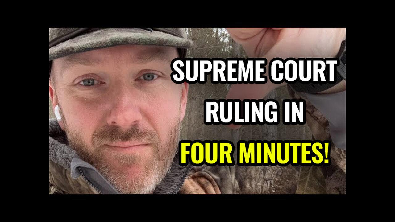 SUPREME COURT (Speed run) RULES ON GHOST GUNS 7-2 No! Bondi v. VanDerStok