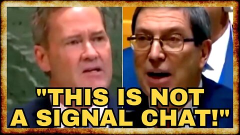 Cuban UN Rep TROLLS Mike Waltz MID-SPEECH
