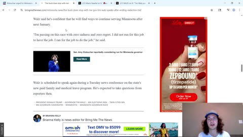 Tim Walz Says He Won't Seek Re-Election For Governor Position