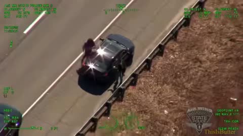 Enfield Police shared video of a police chase that began in Massachusetts, ended in Connecticut