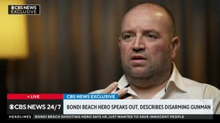 ‘I Didn’t Think About It’: Hero Reveals Why He Tackled Bondi Beach Terrorist