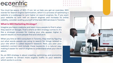 SEO in Toronto - Eccentric Business Intelligence